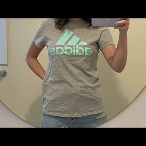 Adidas mint and gray T-shirt !
